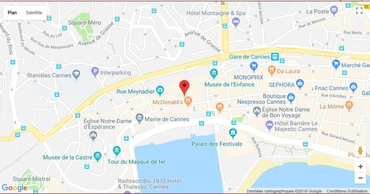 Ferienwohnung La Goelette - Palais Des Festivals Cannes Exterior foto